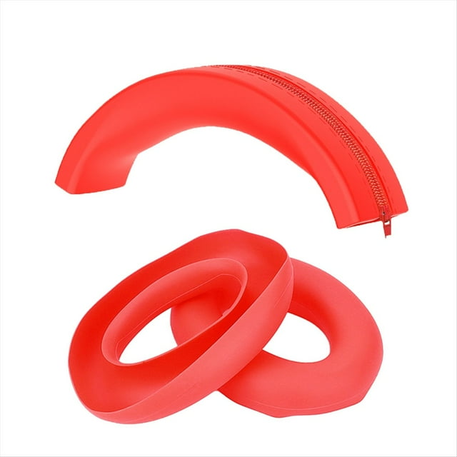 Kit de Almohadillas y Faros Delanteros para Auriculares Q20I, Protectora de Silicona, Orejeras y Faros Delanteros, Piezas de Reparación C