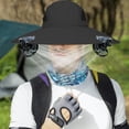 thumbnail image 2 of PALIFEUR Solar Fan Hat with 2 Solar Fan Usb Charging Hat with Fans Solar Power Outdoor Wide Solar Fan Hats for Hiking Camping Beach, 2 of 7