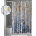 thumbnail image 3 of 60x72 Inch Shower Curtains for Bathroom Yellow Blue Forest Fabric Bath Curtain Decor Modern Oil Painting Art Waterproof Restroom Curtains Shower Set Accessories with 12 Hooks 60 Inch, 3 of 6