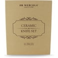 thumbnail image 3 of Dr. Mercola Black Ceramic Knife Set, 5 Piece set with Sheath, 3 of 4