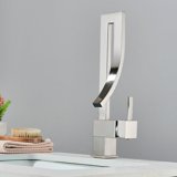 Single Handle Waterfall Basin Faucet - Matte Black, Solid Brass, Ceramic Valve, Deck Mount, For Bathroom Sink