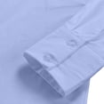 thumbnail image 6 of Casual Loose Fit Long Sleeve Shirt Pure Color Lapel Blouse Versatile Wear Elegant Basic, 6 of 6