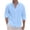 Sky Blue, variant on Mens Lightweight Button Down Shirt Casual Fashon Long Sleeve Dress Shirts Regular-Fit Spread Collar Shirt