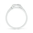 thumbnail image 2 of ANGARA Natural 0.04 Ct. Diamond Classic Ring in 14K White Gold for Women (Ring Size: 11.5), 2 of 8
