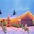 thumbnail image 6 of LHWEN Outdoor Solar Christmas Tree Lights LED Yard Decorations with Two Lighting Modes Colorful Garden Lights for Holiday Parties IP65 Solar-Powered Tree Lights for Patio Walkway, 6 of 8