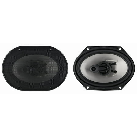 Pair Rockville RV68.3A 6x8" 3-Way Car Speakers 900 Watts/170 Watts RMS CEA Rated