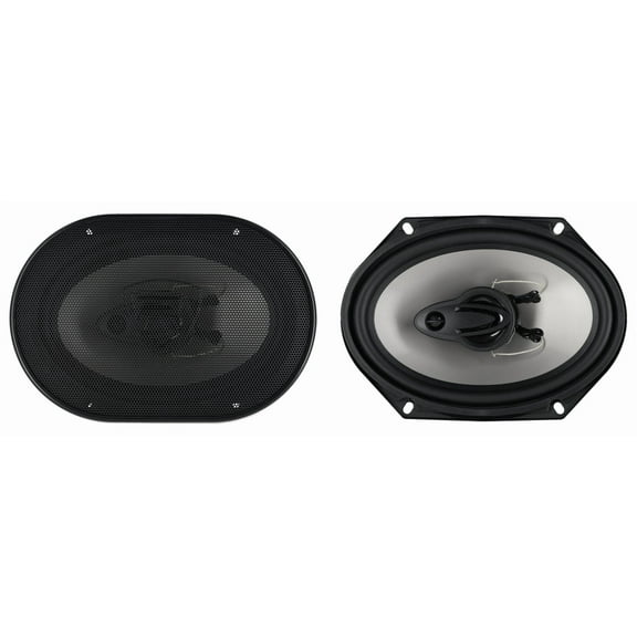 Pair Rockville RV68.3A 6x8" 3-Way Car Speakers 900 Watts/170 Watts RMS CEA Rated