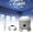 Insert-type Snowflakes, variant on Dynamic Rotating LED Projector Light, Rechargeable LED Light Projector, Snowflake/Christmas/Ocean Dynamic Patterns, Mood Lighting for Bedroom, Bathroom, Room Decor (Insert-Type Snowflakes)