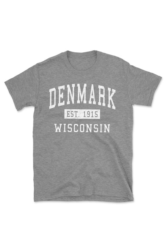 Denmark Wisconsin Classic Established Men's Cotton T-Shirt