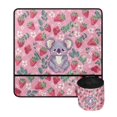 thumbnail image 2 of HELLHERO Fabric Polyester Sewing Machine Mat Dustproof Storage Bag to Store Bobbins Sewing Machine Table Mats Removable Storage Bag 25.2in×24.4 Inch, Valentine's Gift, 2 of 5