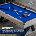 thumbnail image 5 of American Legend Kirkwood 84” Billiard Table with Rustic Blond Finish, K-Shaped Legs and Royal Blue Cloth, 5 of 20