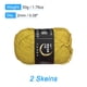 thumbnail image 2 of Ovillos de Hilo Acrílico Uxcell Suaves para Proyectos de Tejido y Ganchillo Color Amarillo Oscuro, 2 of 7