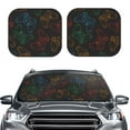 thumbnail image 2 of Saiise Gamepad Joystick Game for Foldable Car Sun Shades (2-Pack) Offer Sun Protection with an Easy-fold Design for Convenient Windshield Shading-Small, 2 of 6