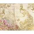 thumbnail image 2 of Allen, Kimberly 14x12 Black Ornate Wood Framed with Double Matting Museum Art Print Titled - Peacock in Gold, 2 of 4