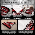 thumbnail image 4 of Horror Blanket Just Girl Who Loves Watching Horror Movies Blankets, for Girls, Lightweight Plush Flannel Throw for Girls Bed, Birthday Gift for Her, 50 in x 40 in Small for Kids, 4 of 8