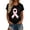 A2-Black, variant on Weikingp Breast Cancer Shirts for Women Short Sleeve Casual Tops Cute Love Heart Ribbon Graphic Print Tee Vintage Floral T Shirt Baseball Shirt Going Out Tops Black L
