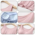 thumbnail image 4 of Womens Built in Shelf Bra Tank Tops Sleeveless Racerback Workout Yoga Tops, 4 of 6