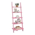 thumbnail image 2 of Convenience Concepts American Heritage Ladder Bookcase, Light Pink, 2 of 6