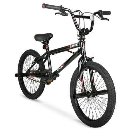 20" Hyper Bicycles Boy's Spinner BMX Bike for Kids, Black, Age Group 8 to 13, Child, Tween