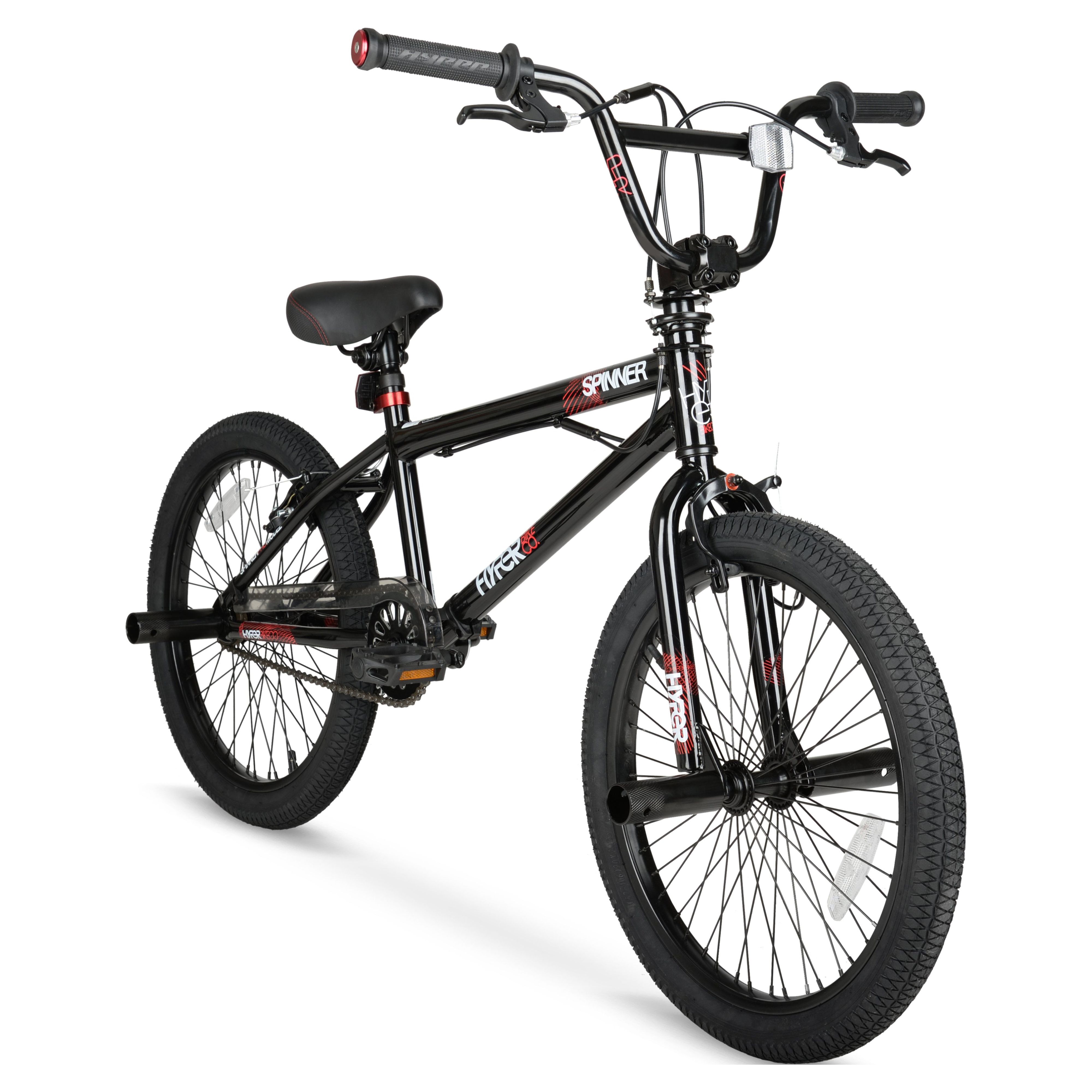 Hyper Bicycles 20" Boy's Spinner BMX Bike for Kids, Black, Recommended Ages Group 8 to 13 Years Old - image 2 of 12