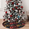 thumbnail image 5 of Rateoe Compass And Mountains In Bicycle Wheels1 Print Christmas Tree Skirt 36" for Xmas Holiday New Year Party Circle Tree Mat Ornaments Decoration, 5 of 7