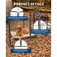 thumbnail image 5 of Dog Playpen Outdoor,Heavy Duty  Metal Dog Fence with Gate,Portable Dog Fence RV Camping,Yard,Pet Exercise Pen for Large/Small Dogs, 5 of 7