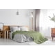 thumbnail image 5 of Eco-Friendly Waffle Weave Cotton Throw Blanket for Sofa or Chair - Pistachio Green 130x170cm, 5 of 5