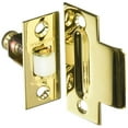thumbnail image 1 of Baldwin 0440031 Adjustable Roller Catch, Unlacquered Bright Brass, 1 of 1