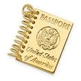 thumbnail image 1 of 14K Yellow Gold Charm Pendant Themed 28 mm 26 Passport, 1 of 3