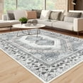 thumbnail image 5 of Tzou Boho Washable Area Rugs 9x12 for Living Room Bedroom, Non Slip Geometric Carpet for Playroom, Stain Resistant, Super Soft(Beige), 5 of 7