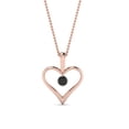 thumbnail image 2 of Solitaire Heart Pendant - Fascinating Diamonds, 2 of 69