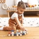 thumbnail image 2 of Speedy Monkey Wooden Pull-Along Train Stacker – Soft Colors, Monkey Character, Stacking Blocks, Build Houses | Non-Toxic Paint, Creative Fun, Ideal for Kids 1 Year+, Educational Toy for Toddlers., 2 of 5