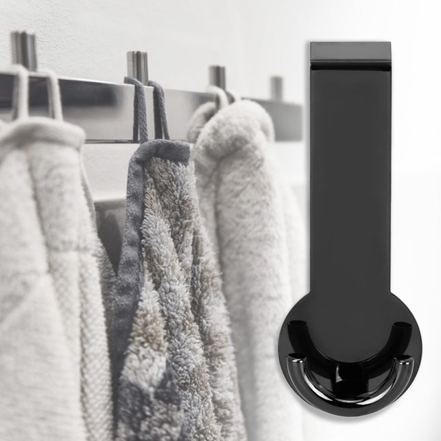 Ganchos Traseros Para Puerta ANGGREK Gancho Para Cajón Acero Inoxidable Negro