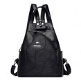 thumbnail image 3 of Mochilas multifunción de cuero para mujer, bolsos de hombro de moda, mochila para mujer, mochila de viaje para mujer, mochila escolar para niñas, 3 of 5