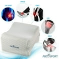 thumbnail image 6 of Abco Tech Memory Foam Knee Pillow Wedge | Pillow for Hip, Back, Leg, and Knee Pain Relief | Washable Cover White, 6 of 9