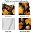 thumbnail image 4 of luoweisi Men's Beach Shorts Quick Dry Swim Trunks with Mesh Lining Acorns L, 4 of 5