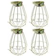 thumbnail image 1 of 4pcs Metal Lamp Bulb Guard Clamp Vintage Light Cage Hanging Industrial Lamp Covers Pendant Decor for Home Bar, 1 of 4