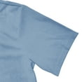 thumbnail image 5 of HomeDM Men's Short Sleeve Quarter Zip Shirts, Casual Solid Color Summer Basic Tee, Sky Blue, 5 of 7