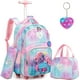 thumbnail image 1 of Mochila con ruedas Meetbelify para niñas estética transparente, 1 of 3