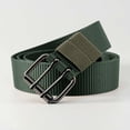 thumbnail image 4 of DayScoop Mens Belt Fashion Neckwear Versatile Canvas Porous Double Needle Buckle Woven Nylon Tie, 4 of 6