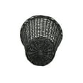 thumbnail image 5 of Household Essentials Wicker Waste Basket, Willow Weave Painted Black, Includes Plastic Liner, Great as a Waste Basket or Decorative Planter, Black, 5 of 5