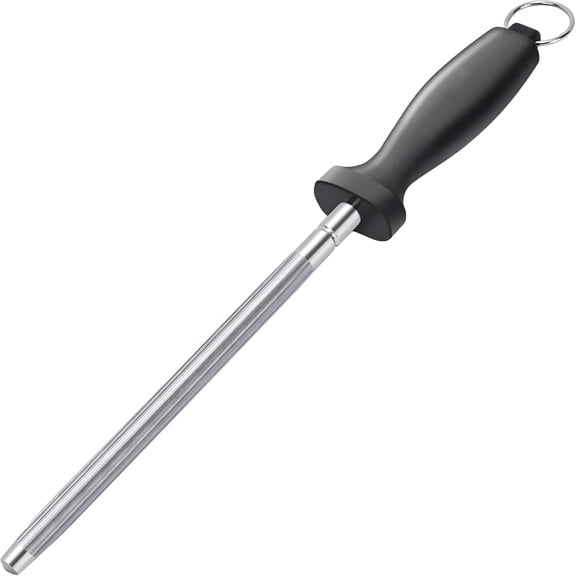 EXLEAF 2026 New 12-Inch Knife Sharpening Rod,High-Carbon Honing Rod to Sharpen the Knife Quickly,Perfect Knife Sharpener for Chefs and Home Cooks,Easy to Use & Sturdy