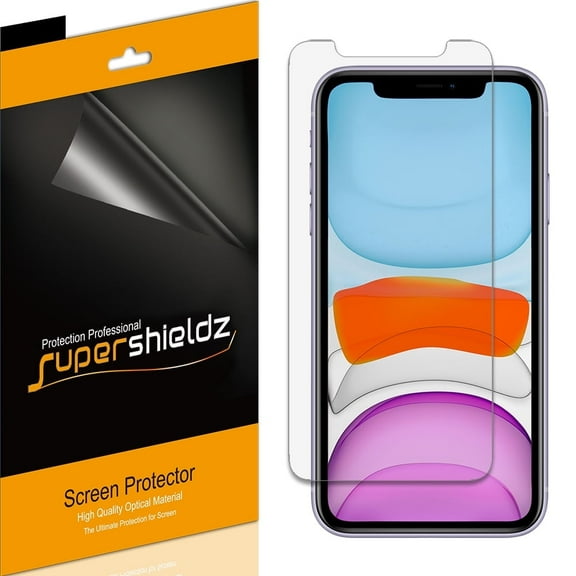 [6-Pack] Supershieldz for Apple iPhone 11 / iPhone XR (6.1 inch) Screen Protector, Anti-Glare & Anti-Fingerprint (Matte) Shield