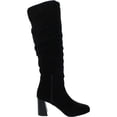 thumbnail image 2 of Sugar Womens Emerson Faux Suede Slouchy Knee-High Boots, 2 of 3