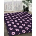 thumbnail image 3 of Ahgly Company Machine Washable Indoor Rectangle Transitional Orchid Purple Area Rugs, 2' x 5', 3 of 7