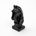 Mainstays 6.7" Glossy Black Horse Ceramic Decorative Figurine Statue