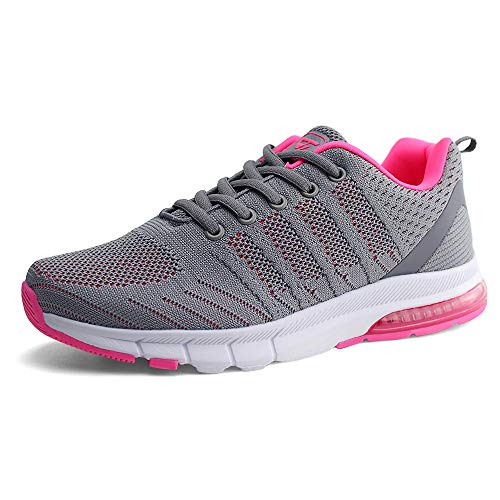 JABASIC Women Air Cushion Sneakers Lightweight Running Tennis Shoes