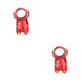 thumbnail image 2 of Soidarity Vástago de manillar de bicicleta ZTTO, fijación profesional de 7 grados, 45mm, accesorios de componentes de repuesto para ciclismo al aire Rojo 2piezas Soidarity CBP234936, 2 of 6