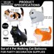 thumbnail image 2 of Paquete de 4 globos Walking Cat para decoración de fiestas de cumpleaños infantiles, 2 of 7