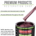 thumbnail image 4 of Vintage Burgundy Metallic Quart Kit Low VOC URETHANE BASECOAT Car Auto Paint Kit, 4 of 6